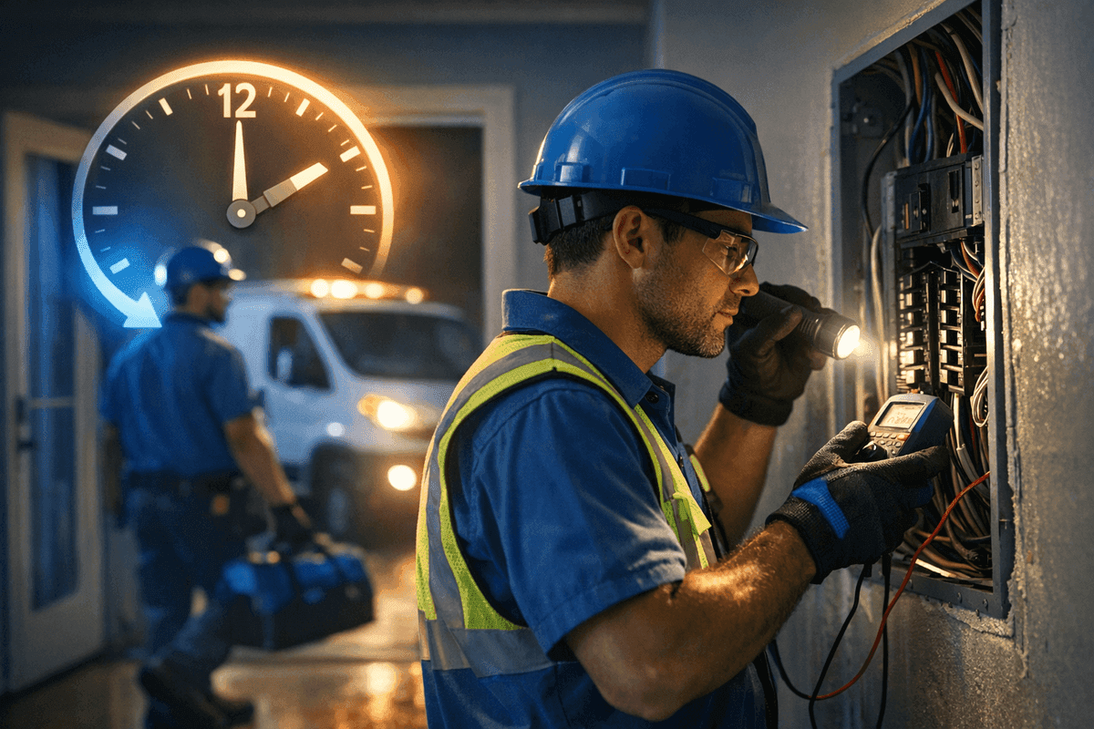 24 Hour Service service by Outstanding Electric
