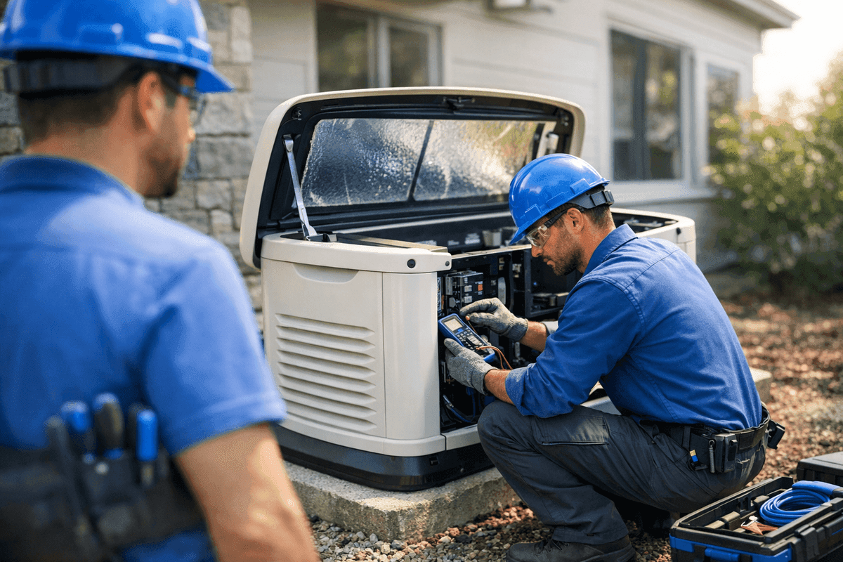 Backup Generators service by Outstanding Electric