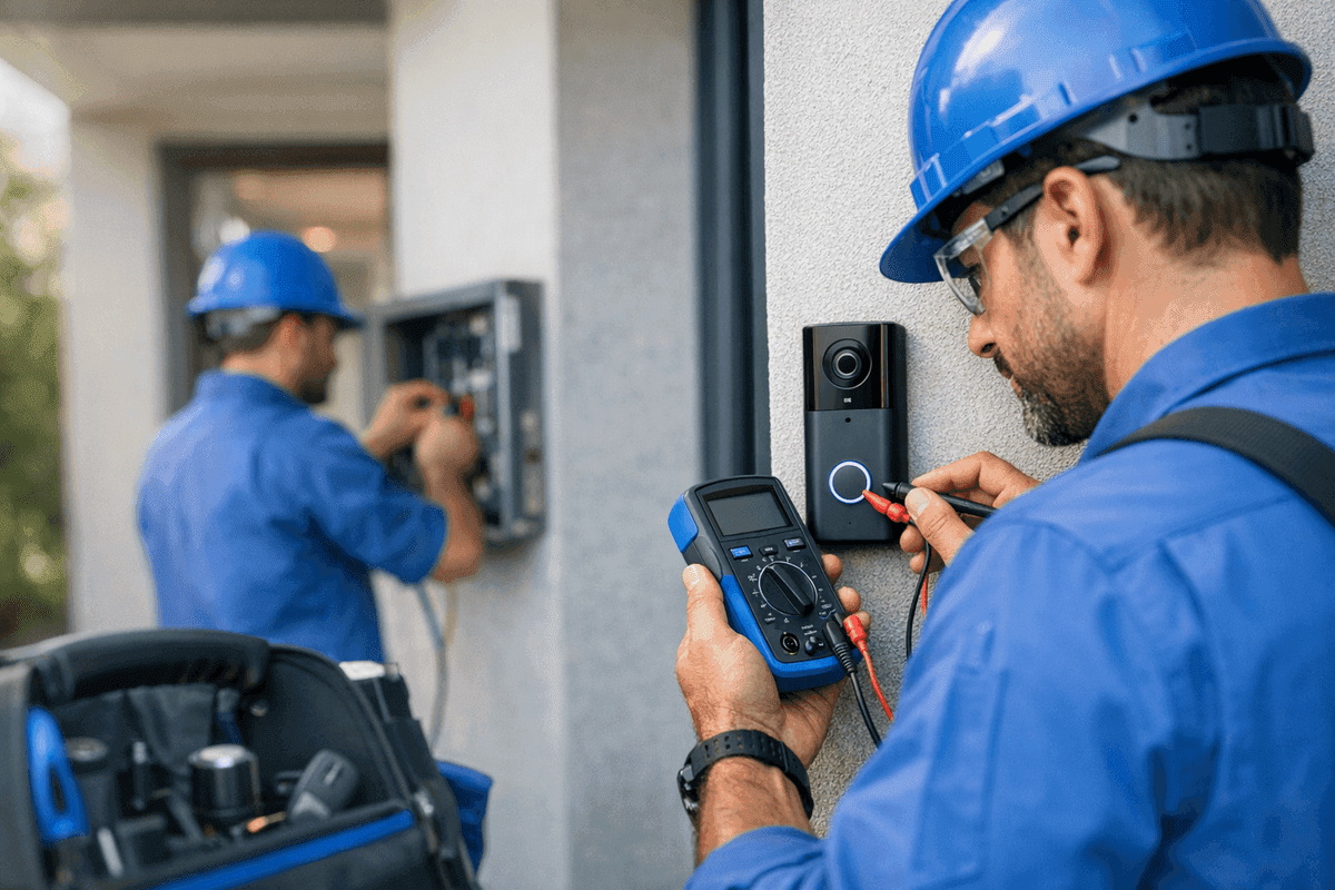 Doorbell & Intercom service by Outstanding Electric