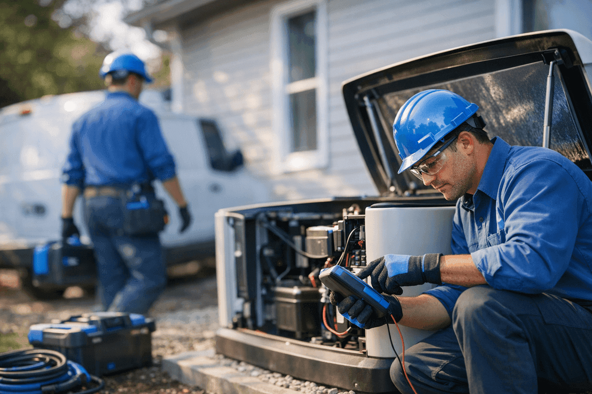 Generators service by Outstanding Electric