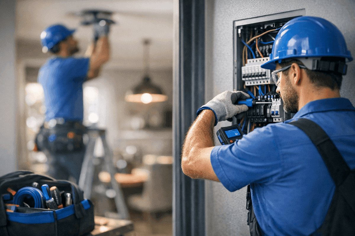 Repairs service by Outstanding Electric